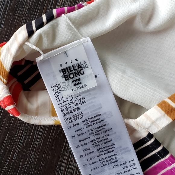 Billabong Shady Lane triangle bikini top  NEW - Picture 5 of 7